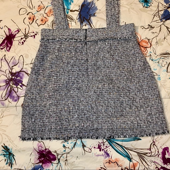 Zara Tweed Skirt with Suspenders - Picture 12 of 14